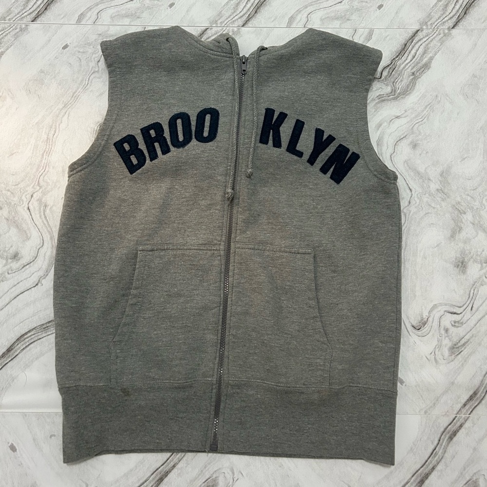 Rue 21 Brooklyn Sleeveless Zip-up Hoodie Size Small